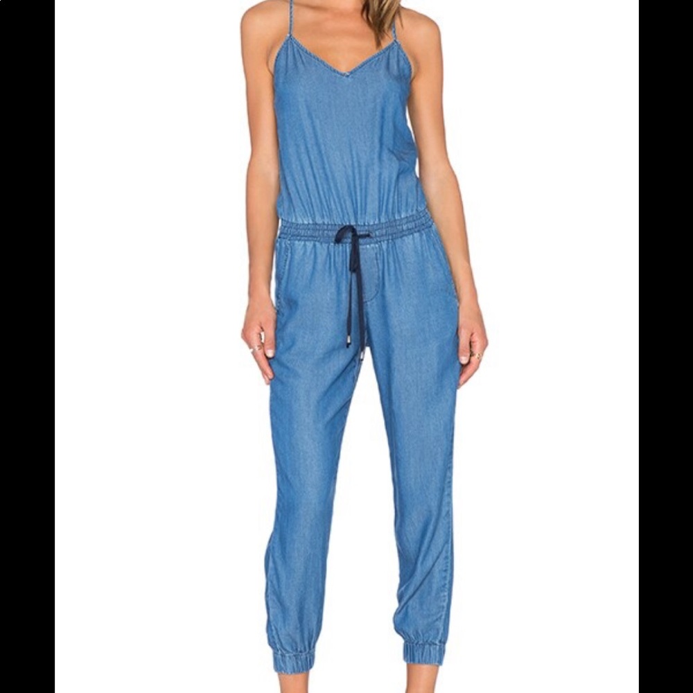Splendid•Chambray Jumpsuit•Size M